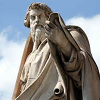 The statue of St. Paul at the Vatican